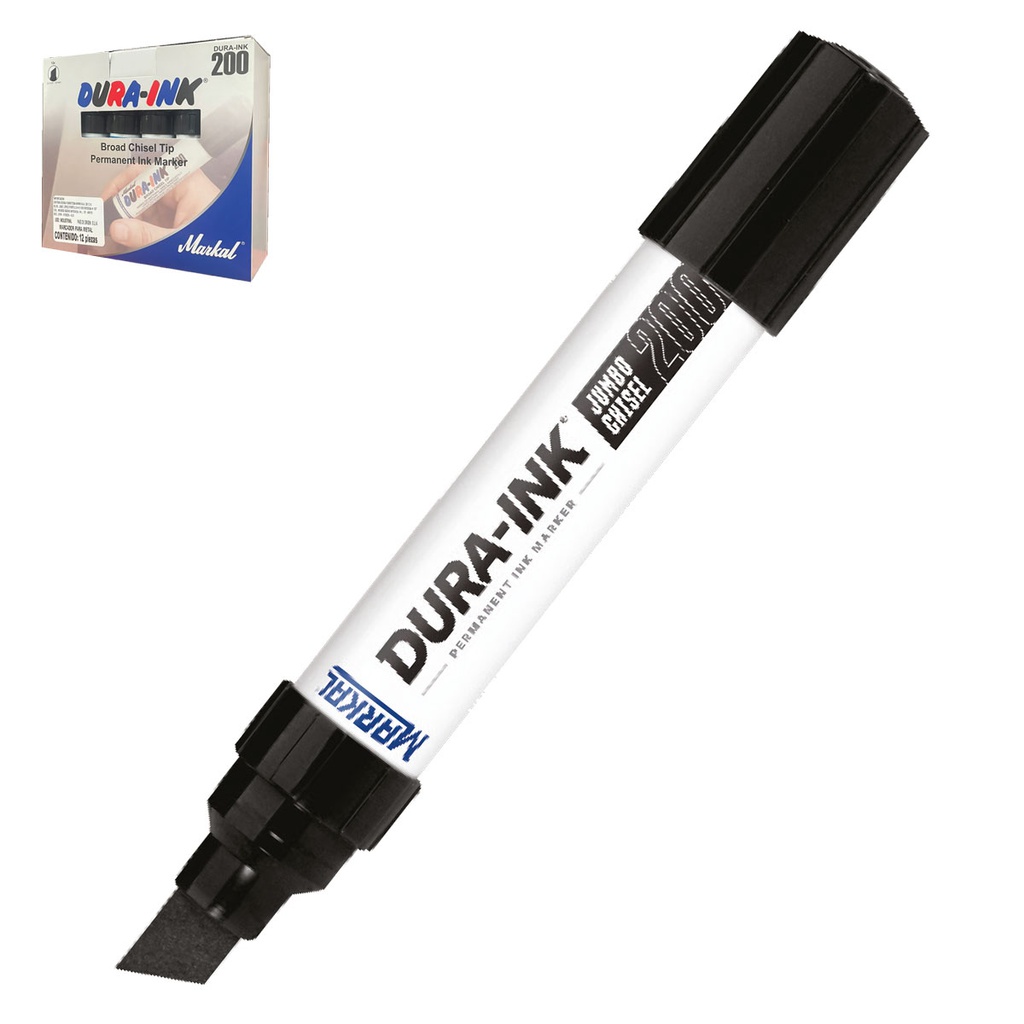 MARCADOR PERMANENTE NEGRO 200 (CAJA C/12 - PRECIO X PZA)