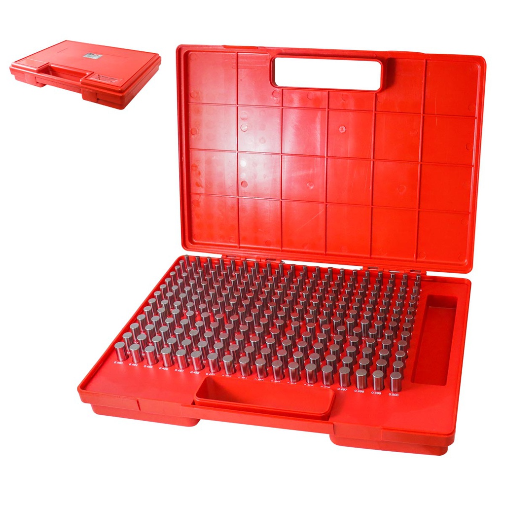 CALIBRADORES PIN GAGES 0.251"-0.500" JGO 250 PIEZAS