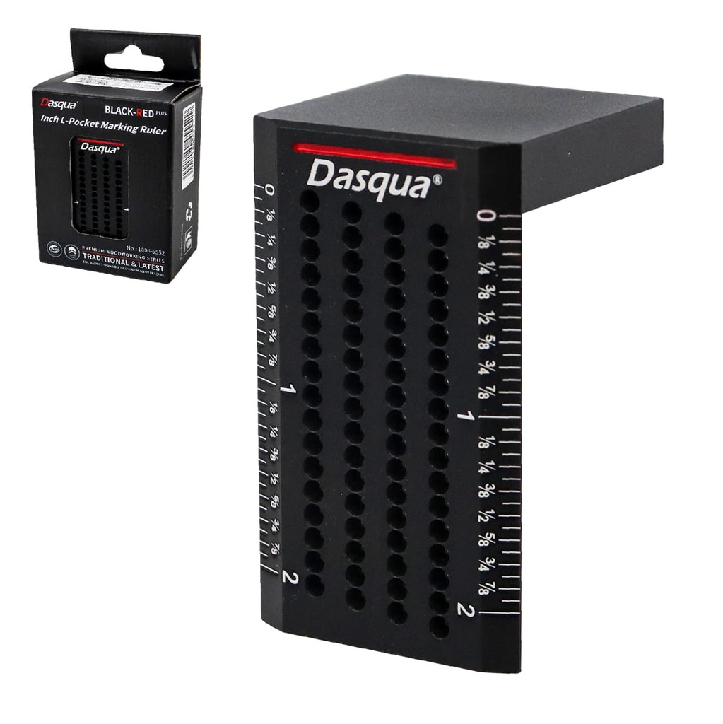 REGLA DE MARCADO DE ALUMINIO DE BOLSILLO FRACCIONAL