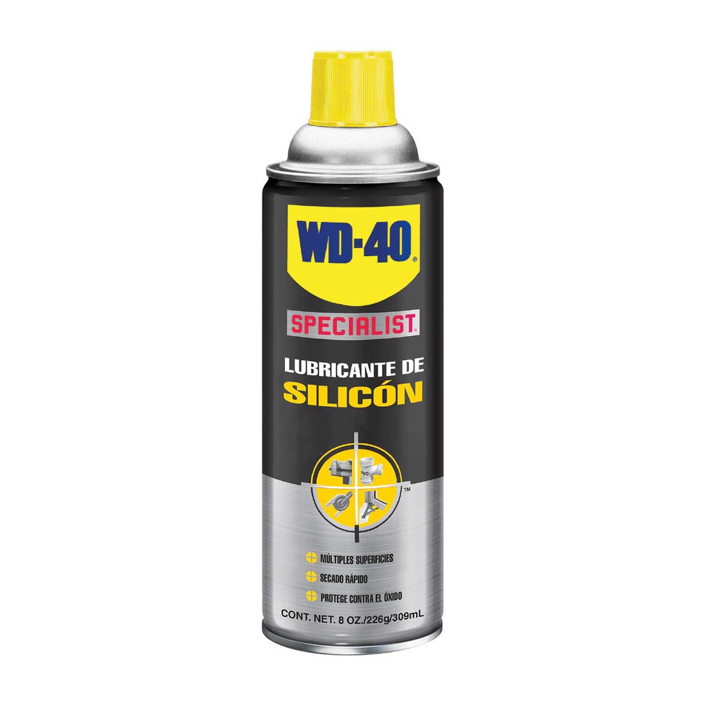 WD-40 SPECIALIST LUBRICANTE DE SILICON 8OZ (CAJA C/6 PZAS - PRECIO X PIEZA)