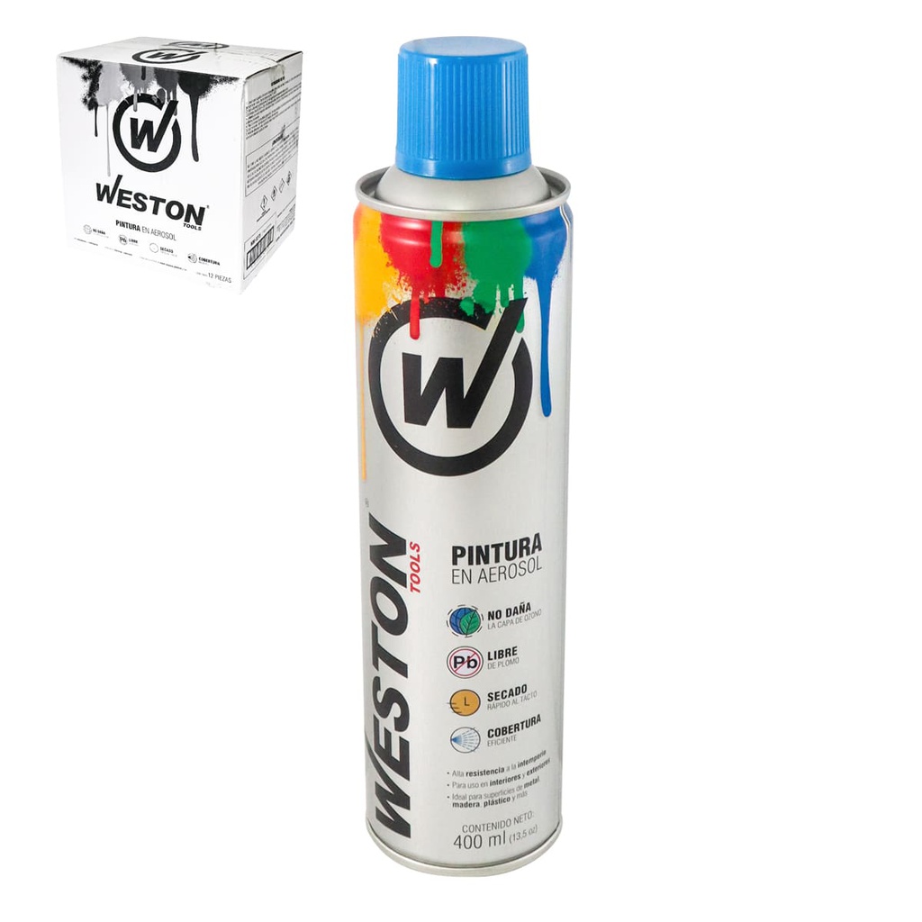 PINTURA AEROSOL AZUL REAL 400ml           