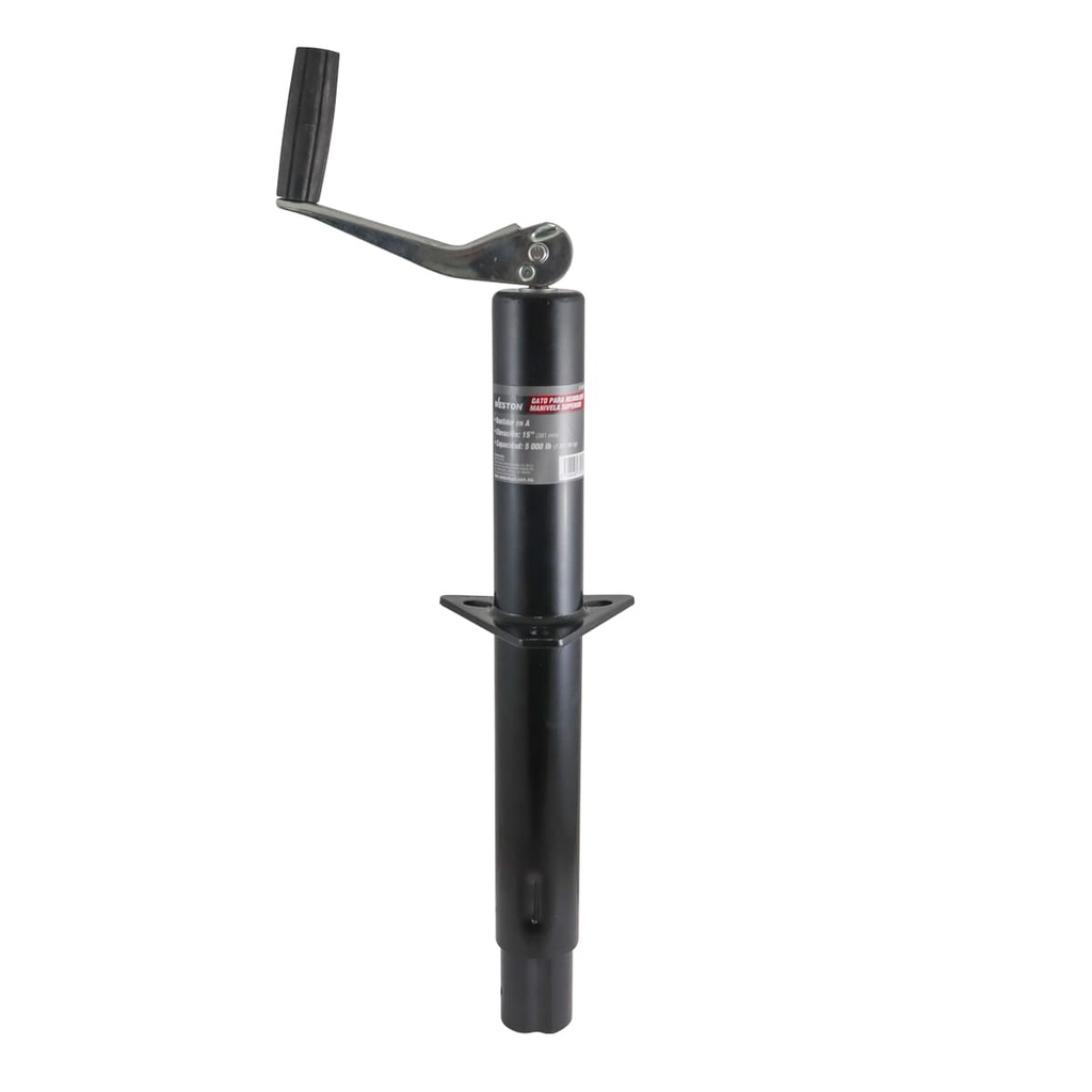 GATO P/REMOLQUE BASTIDOR EN "A" C/TUBO REDONDO MANIVELA SUPERIOR CAP. 5000 LB