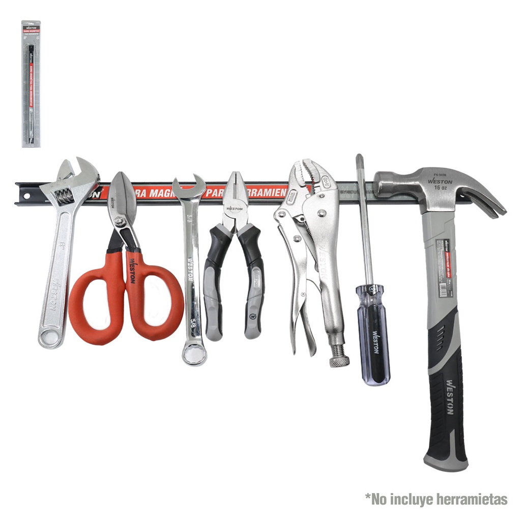 BARRA MAGNETICA P/HERRAMIENTAS 18" CAP. 13KG