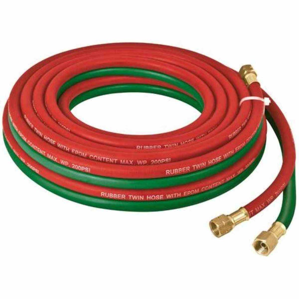 MANGUERA CUATA 1/4" OXIACETILENO - ROLLO 7.5M