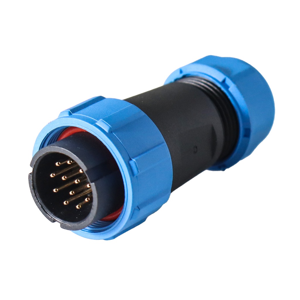 ANPHENOL DE 12 PINES P/PEDAL PARA SOLDAR (Z-67171) P/INVERSOR TIG 350A (Z-67170)