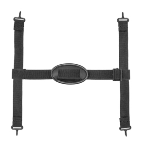 BARBIQUEJO DE 4 PUNTOS CON GANCHO Y MENTONERA PVC