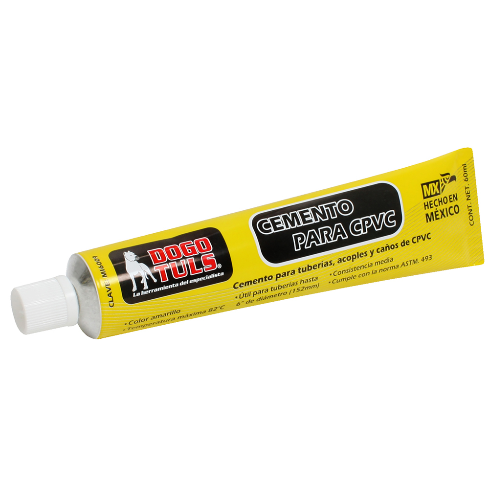 CEMENTO CPVC TUBO 60 mL AMARILLO