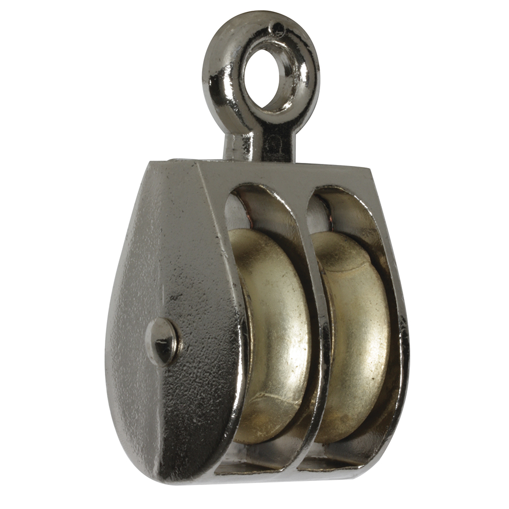 GARRUCHA FIJA 1" (25mm) DOBLE ZINC