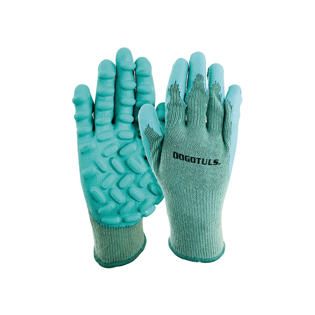 GUANTE ANTI VIBRACION CON LATEX VERDE