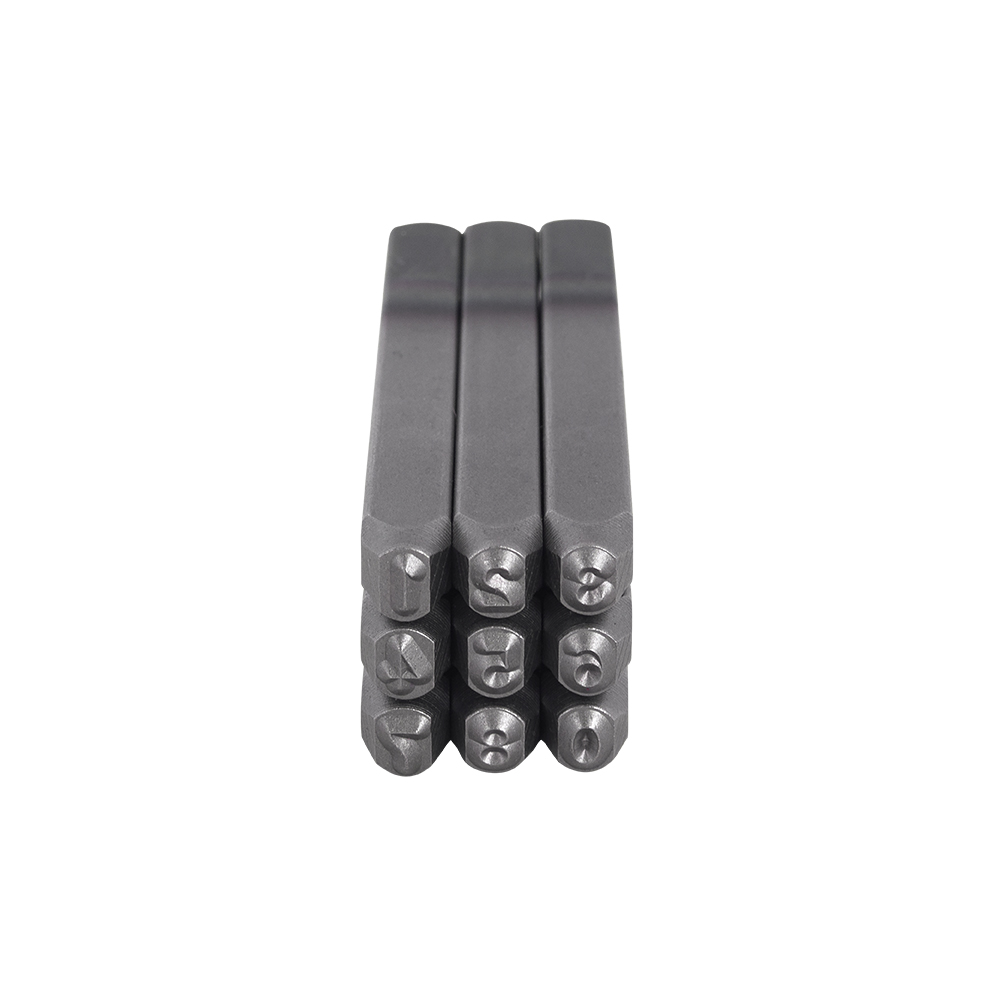 JGO DE NUMEROS 5/32&quot; GOLPE DE ACERO 4mm