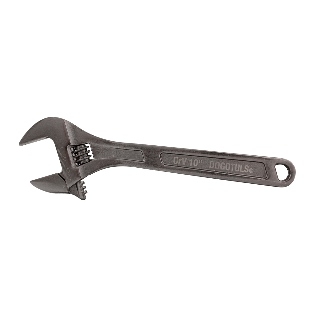 LLAVE AJUSTABLE 10&quot; CRV NIQUEL NEGRO