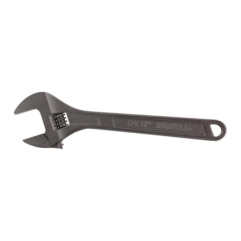 LLAVE AJUSTABLE 12&quot; CRV NIQUEL NEGRO