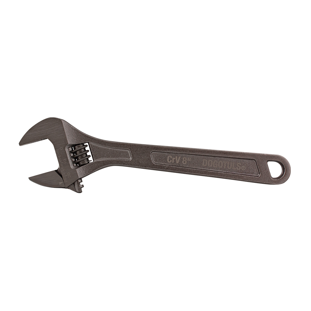 LLAVE AJUSTABLE 8&quot; CRV NIQUEL NEGRO