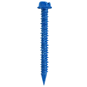 PIJA CONCRETO AZUL HEXAGONAL  1/4&quot; X 2 1/4&quot;