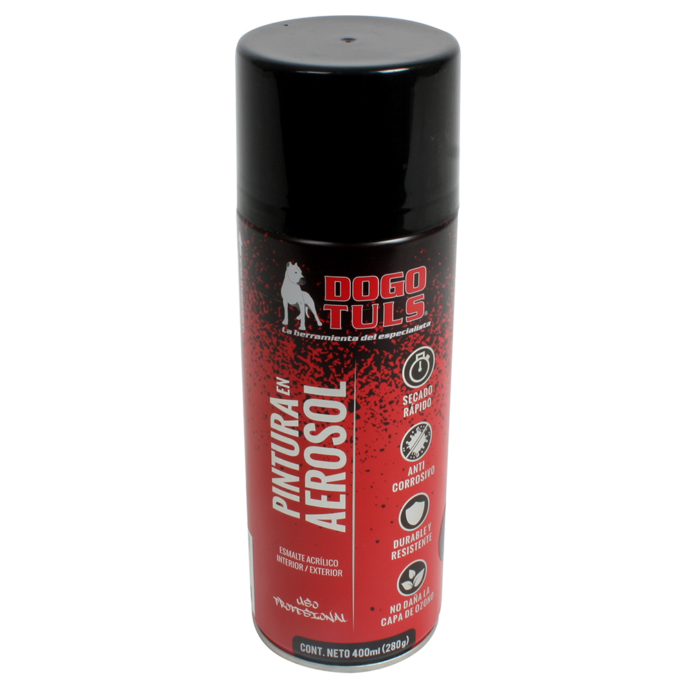 PINTURA AEROSOL BRILLANTE NEGRO 400ml
