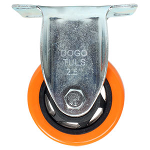 RODAJA PVC NARANJA FIJA 2 1/2&quot;