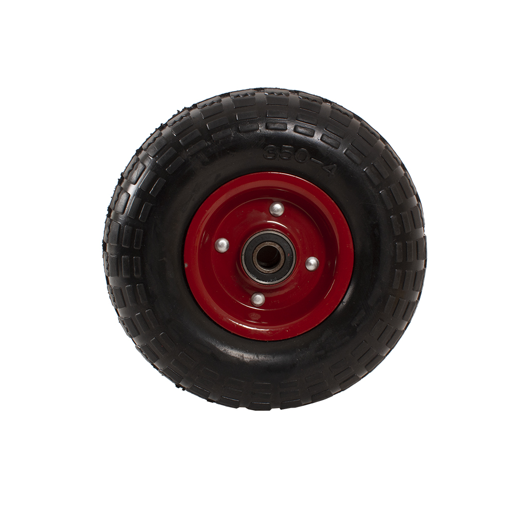 RUEDA DE HULE SOLIDO 10&quot;