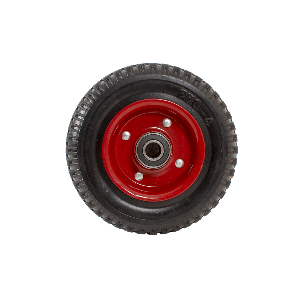 RUEDA DE HULE SOLIDO 8&quot;