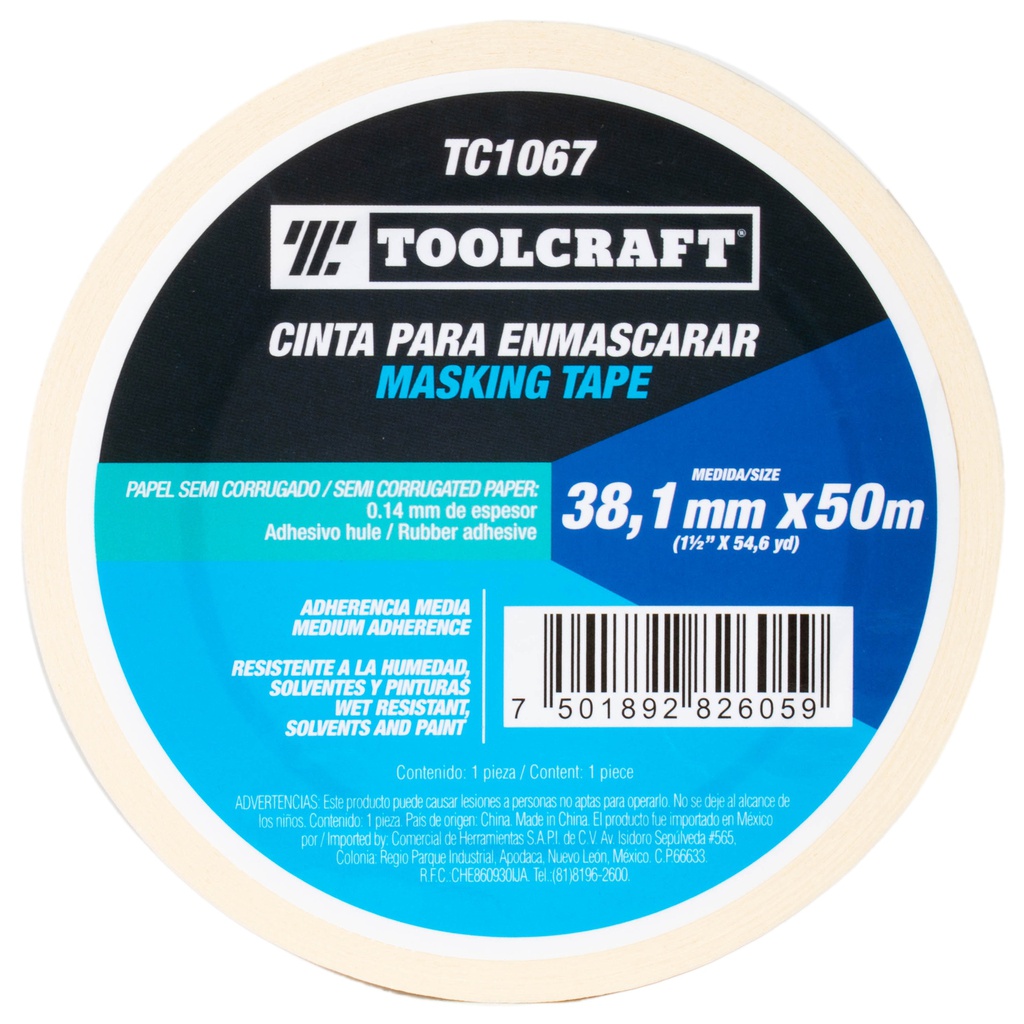 CINTA PARA ENMASCARAR MASKING11/2&quot; X 50M