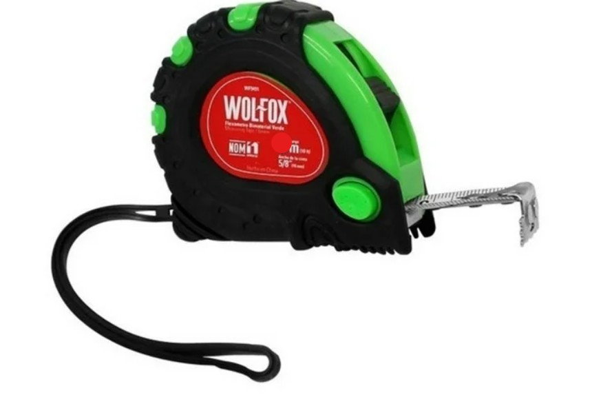 FLEXOMETRO BIMATERIAL VERDE5M