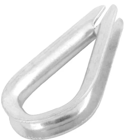 GUARDACABOS PARA CABLE DE ACERO 5/16&quot; SET 5 PZAS
