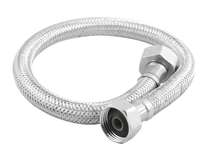 MANGUERA FLEXIBLE DE ALUMINIOPARA AGUA / WC 7/8" X 7/8" X 3