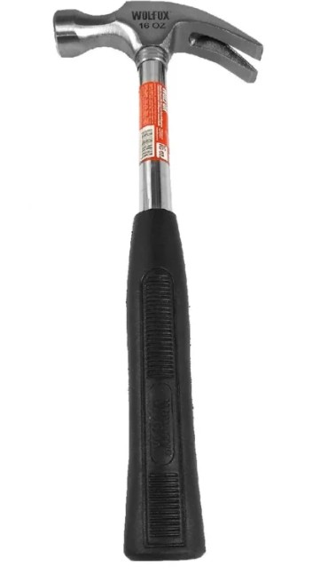 MARTILLO TUBULAR UÑA CURVA PULIDO 16OZ