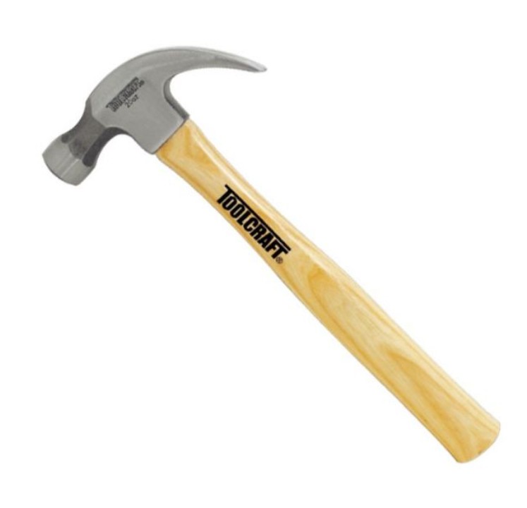 MARTILLO UÑA RECTA SEMIPULIDO20OZ.