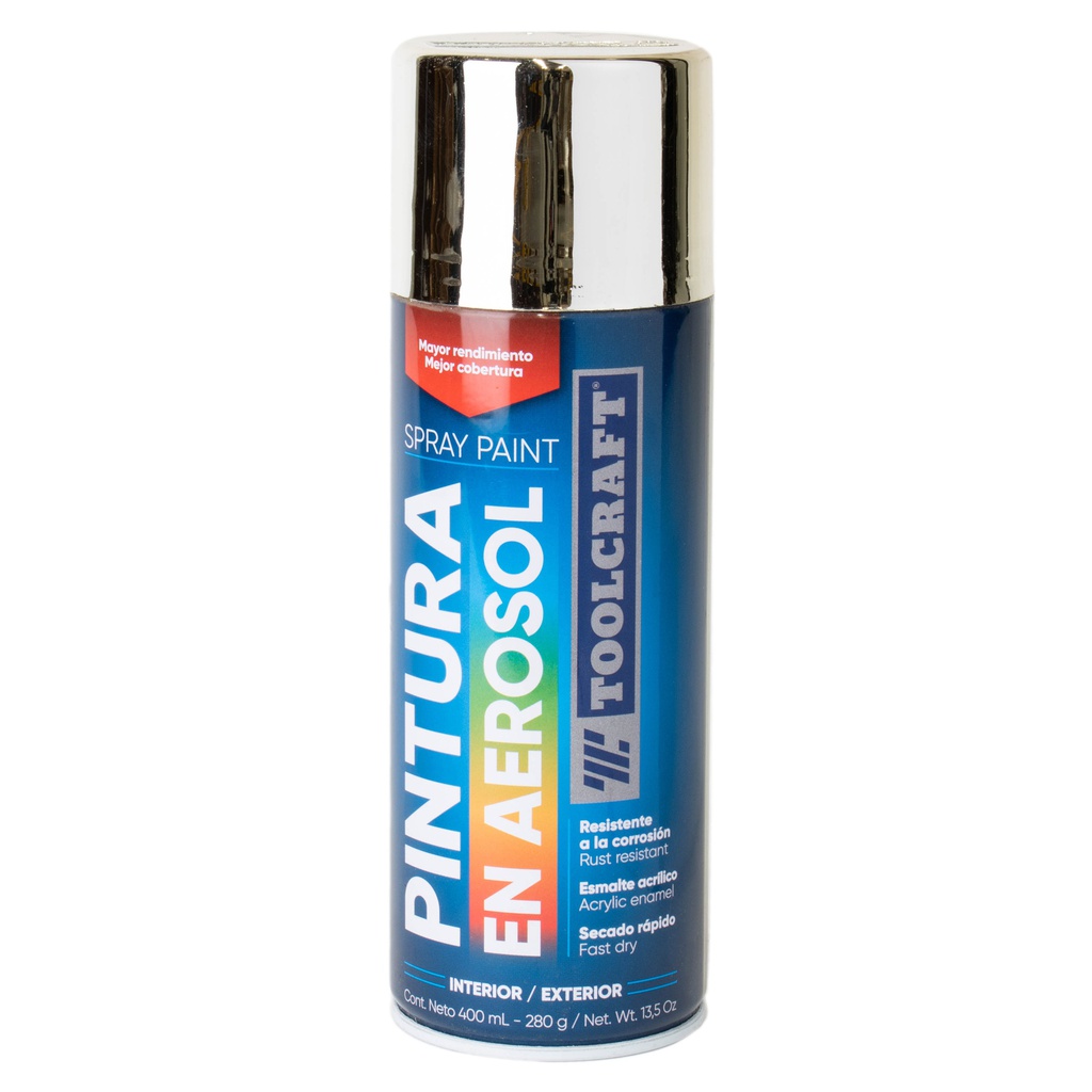 PINTURA AEROSOL METALICA CROMADO