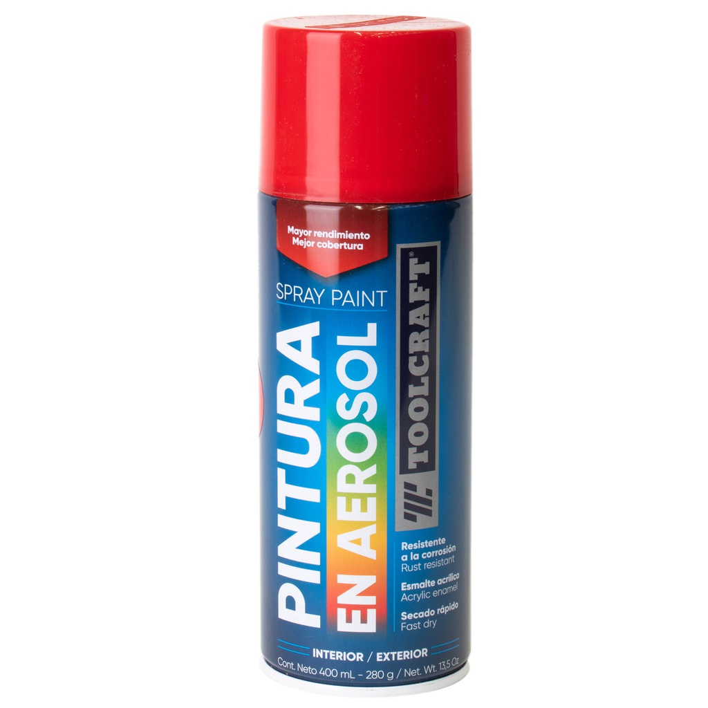 PINTURA AEROSOL ROJO BRILLANTE