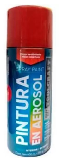 PINTURA AEROSOL ROJO METALICO