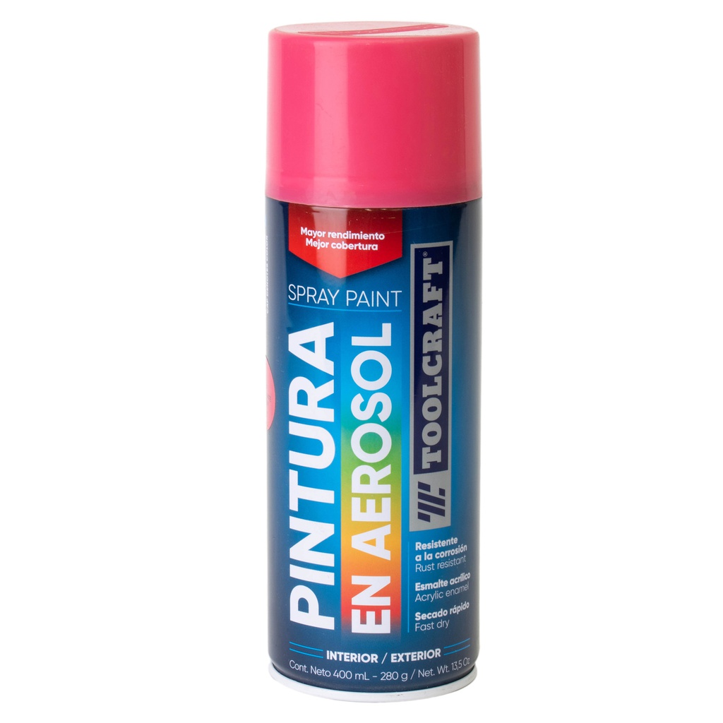 PINTURA AEROSOL ROSA BRILLANTE