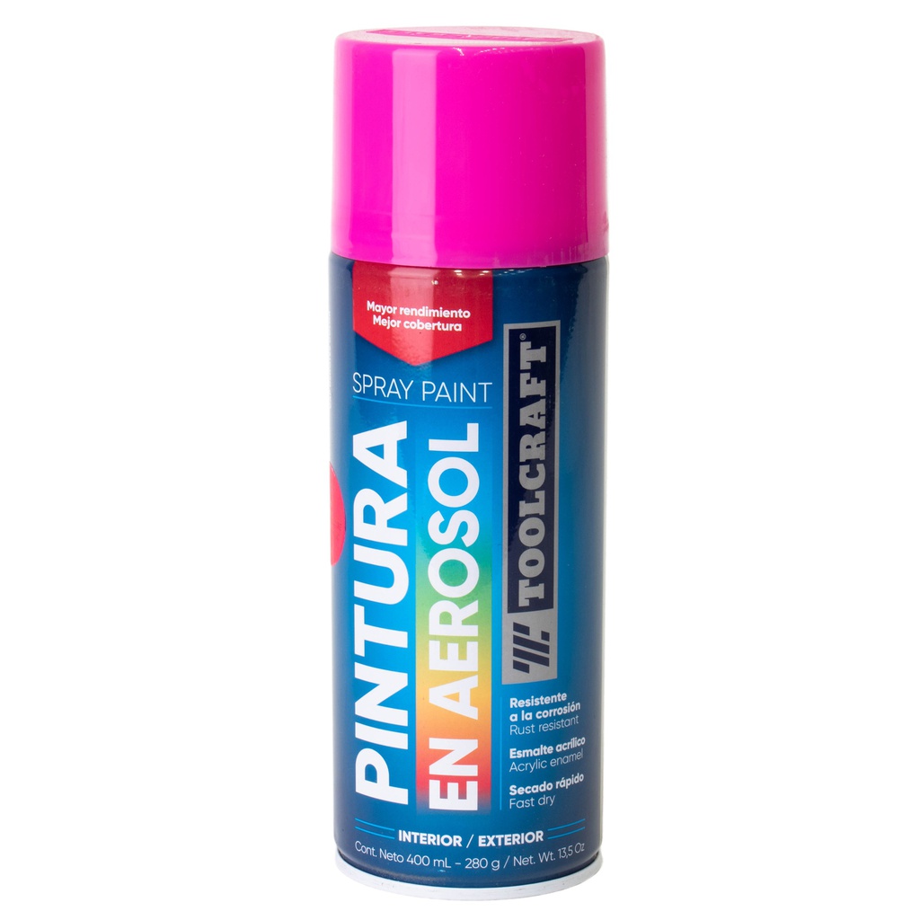 PINTURA AEROSOL ROSA FLUORESCENTE