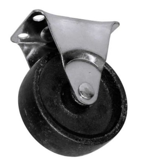 RODAJA FIERRO PLACA FIJA 3&quot;(75MM)