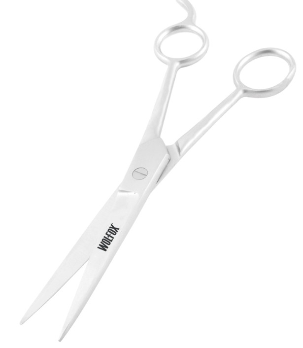 TIJERA PARA PELUQUERO CON GANCHO 7&quot; PULIDA