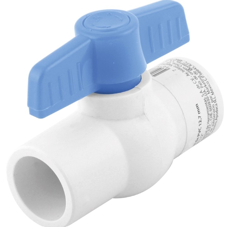 VALVULA ESFERA PVC CEMENTAR 3/4"