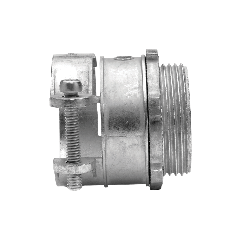 CONECTOR RECTO PARA TUBO METALICO FLEXIBLE  1 1/2”