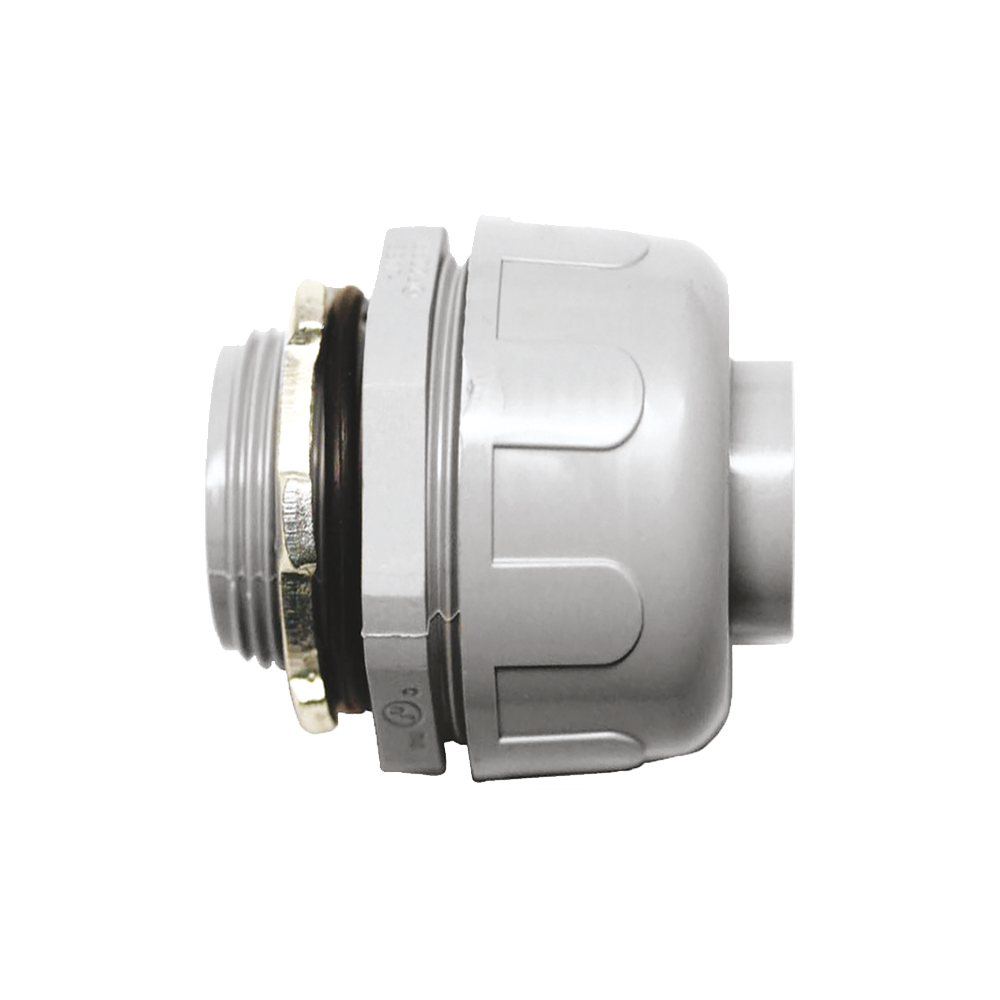 CONECTOR RECTO P/TUBO FLEXIBLE  NO METALICO 1"