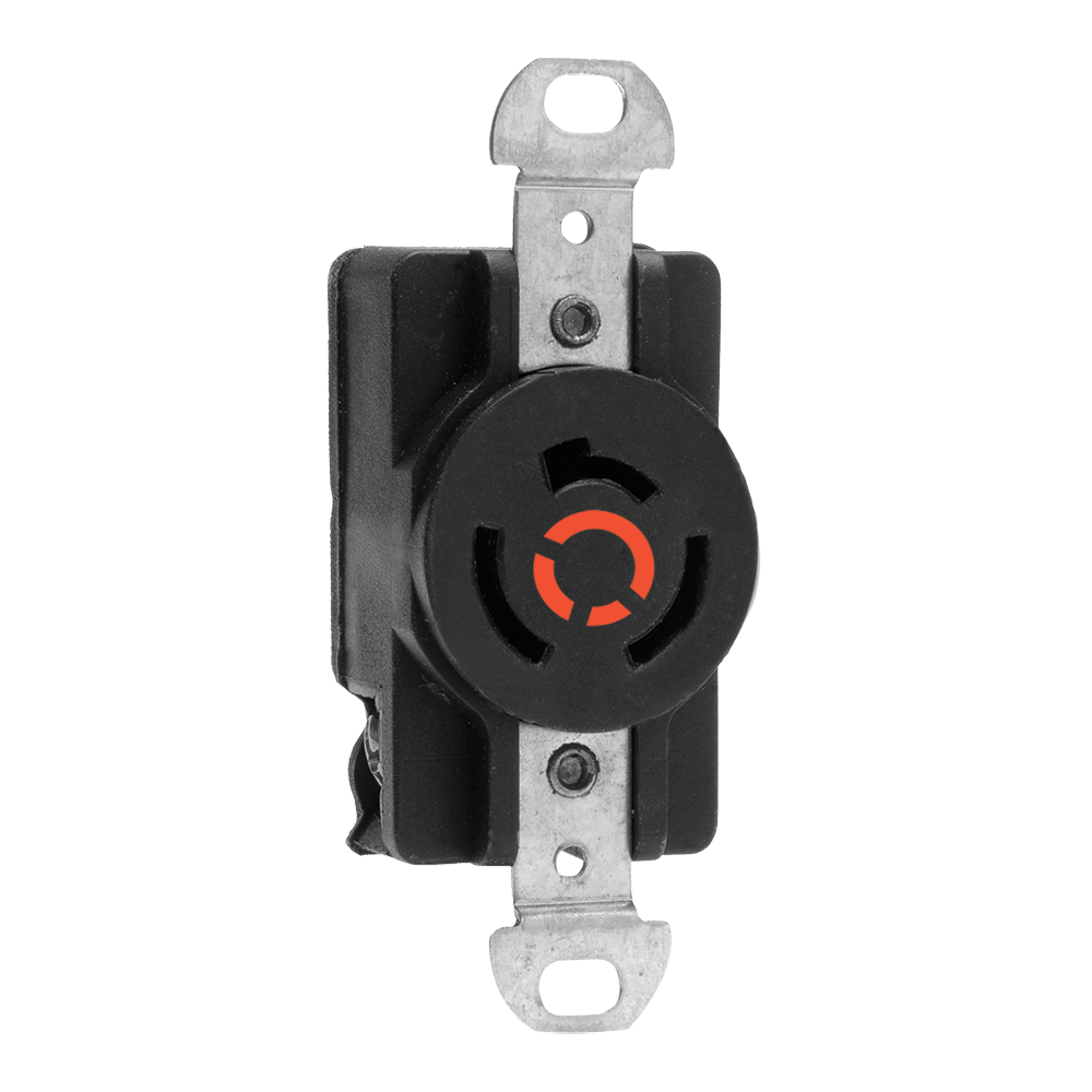 RECEPTACULO MEDIA VUELTA 3 POLOS 3 HILOS