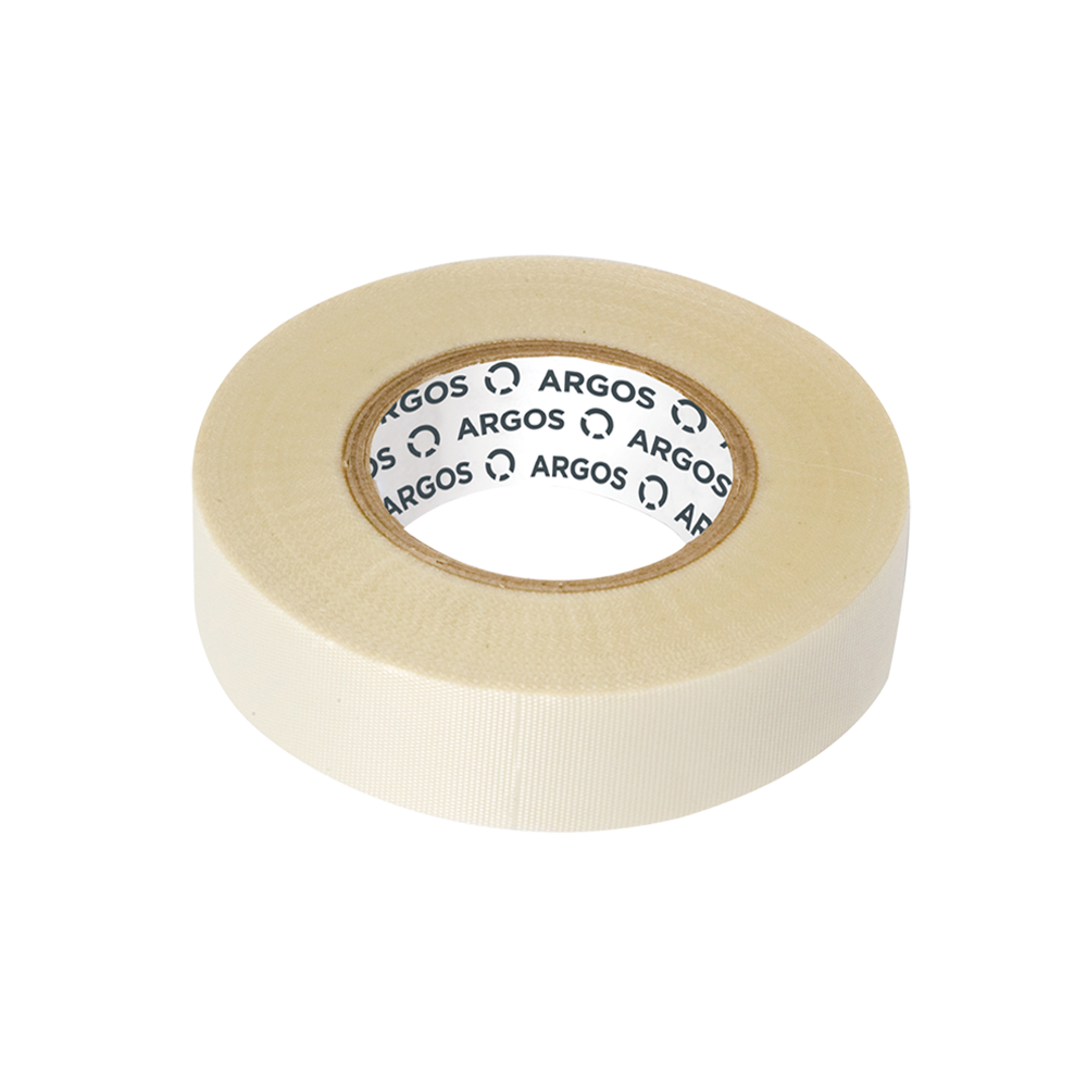 CINTA DE TELA DE FIBRA DE VIDRIO  19 mm x 10 m     BLANCA
