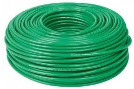 CABLE  DE 100 MTS   AUTOMOTRIZ FLEXIBLE  10 VERDE