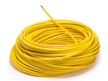 CABLE  DE 100 MTS   AUTOMOTRIZ FLEXIBLE  12 AMARILLO