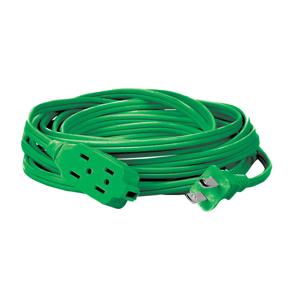 EXTENSION ELECTRODOMESTICA 3 METROS VERDE