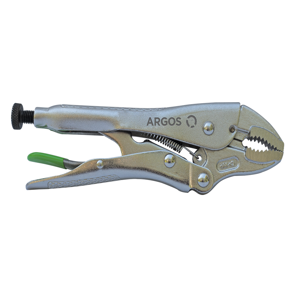 PINZA DE PRESION CON MORDAZA CURVA 7&quot; (177 mm)
