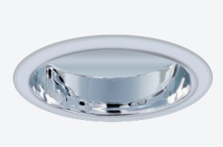 CARCASA DE EMPOTRAR LV CIRCULAR PARA 2 LAMPARAS PLC 26W BCO*