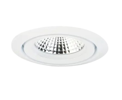 LUMINARIO CIRCULAR DE EMPOTRAR LED FIJO ESPECULAR BLANCO 5.4 W 120-240 V~ 60 Hz 2 700 K 400 lm