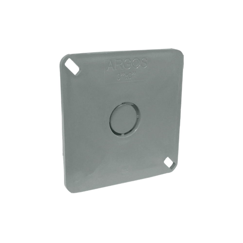TAPA PARA REGISTRO 4X4&quot; GRIS