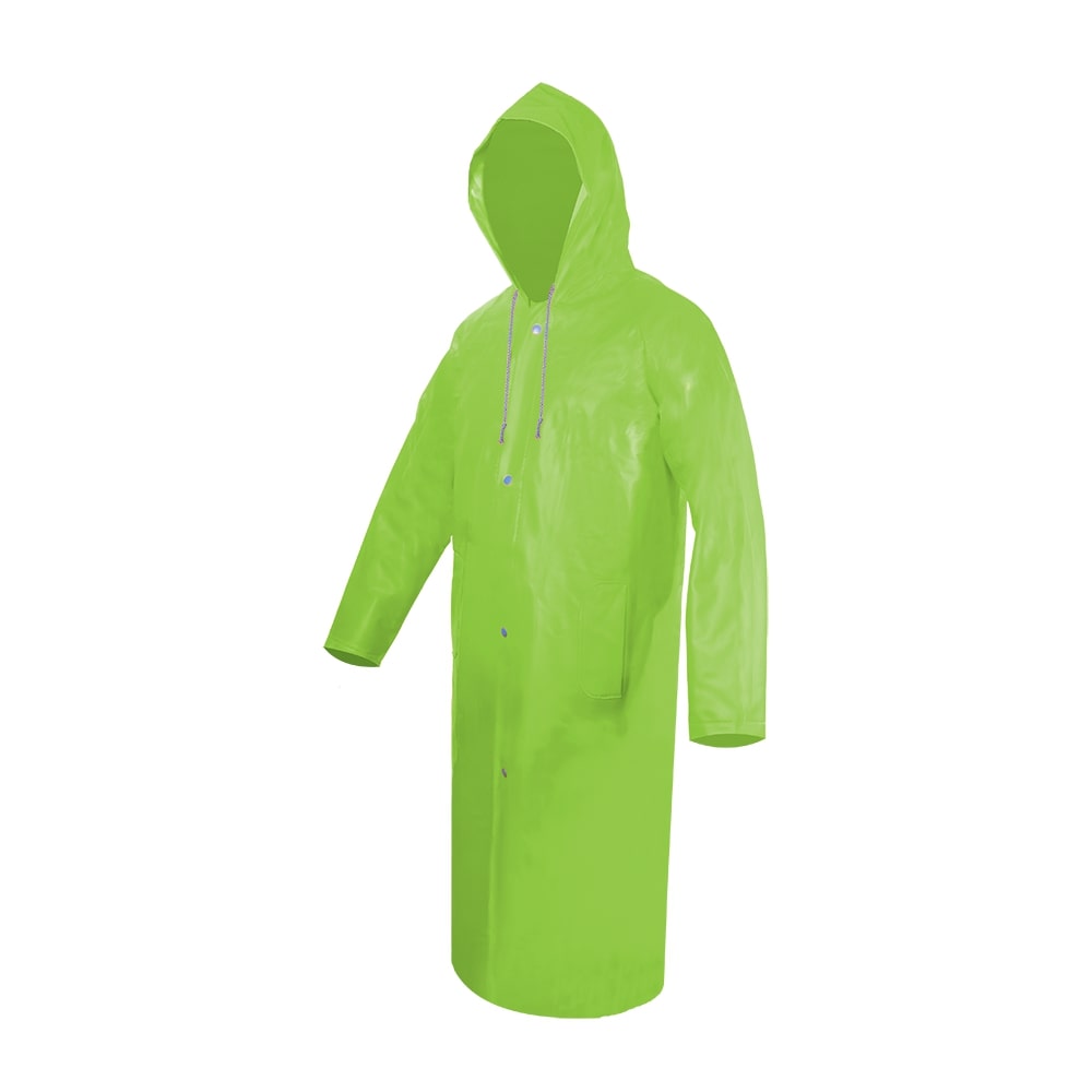 GABARDINA IMPERMEABLE LARGA ECOFRIENDLY HIGH VISIBILITY TALLA 2XG.