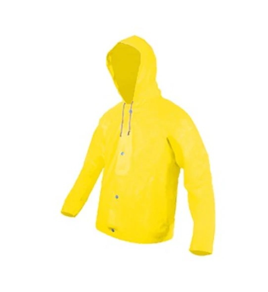 CHAQUETIN IMPERMEABLE AMARILLO ECOFRIENDLY, SELLADO. T-XG.