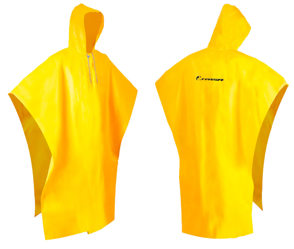 CAPAMANGA IMPERMEABLE C.8 DE 1.20 MTS X 2.20 MTS LARGO, COLOR AMARILLO.
